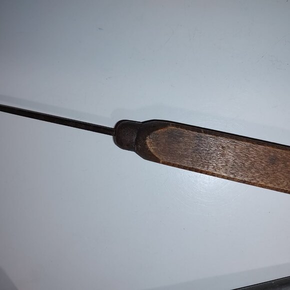 Two Vintage Kitchen Tools-Steel Meat Tenderizer and Wooden Handle Ice Pick - Picture 5 of 6